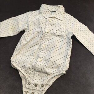Carter's Button-down Shirt Bodysuit 6m
